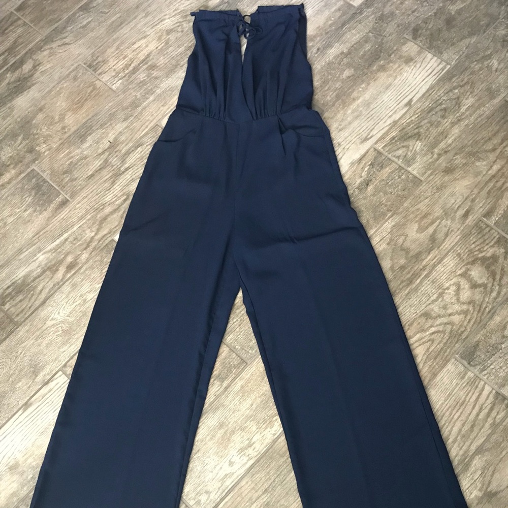 Wide leg pant romper